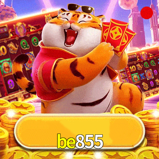 Imagem promocional da be855 mostrando a plataforma e suas vantagens